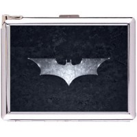 Batman Logo Cigarette Case Stainless Steel with Lighter