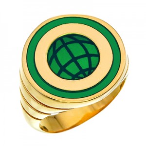 Captain Planet Silver Power Ring Jewelry