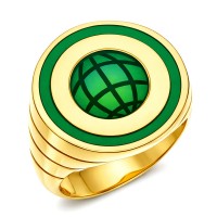 Captain Planet Silver Power Ring Jewelry