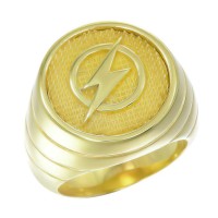 The Flash Inspired Ring Yellow Gold Plt Jewelry