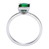 Green Lantern Inspired Engagement Ring Silver Jewelry V1