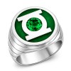 Green Lantern Inspired Silver Ring Blackest Night Jewelry Green Lantern Inspired Silver Ring Blackest Night Jewelry