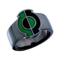 Green Lantern Inspired Silver Ring Kyle Rayner Style Jewelry V1