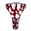 Red Lantern Inspired Silver Ring Blood Vessels Edition