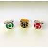 Sinestro Corps Inspired Silver Ring Gold Plated Jewelry