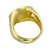 Sinestro Corps Inspired Silver Ring Gold Plated Jewelry