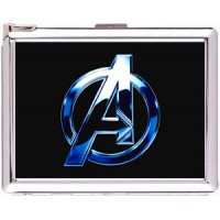 The Avengers Logo Cigarette Case Stainless Steel with Lighter