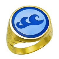 Captain Planet Water Ring Silver Jewelry