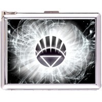White Lantern Cigarette Case Stainless Steel with Lighter