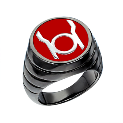 Rage Red Lantern Ring Sinestro Corps Power Ring 925 Sterling Silver Sz 6-14 